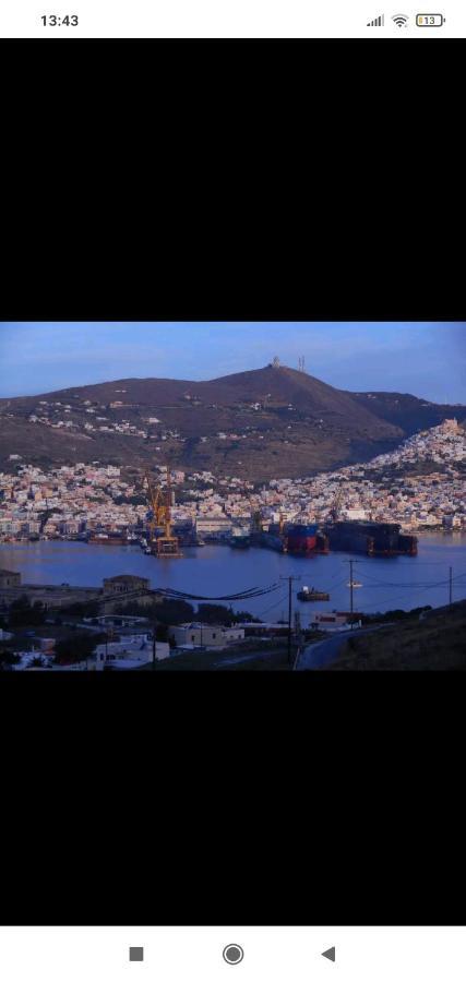 Syros House With View Lägenhet Ermoupoli Exteriör bild